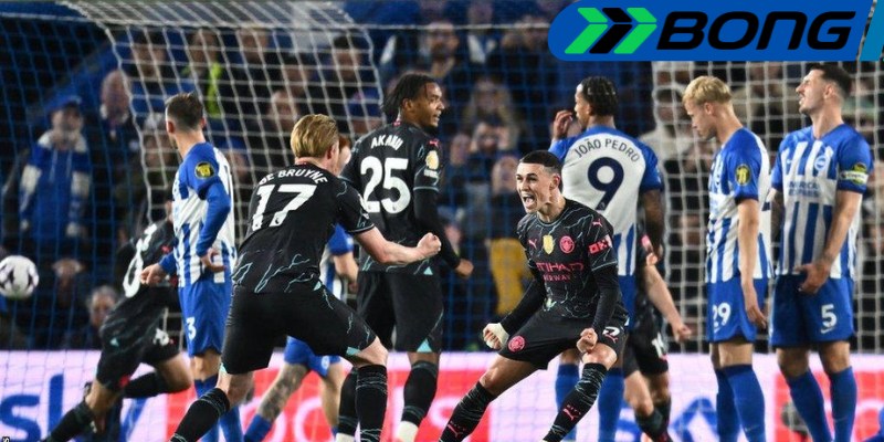 Đội hình ra sân dự kiến trong trận Brighton vs Manchester City